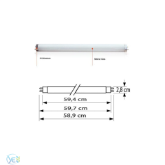 Philips 18W Snow White Floresan Ampul