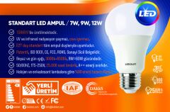 LEDOLET 9w=60w LED AMPUL
