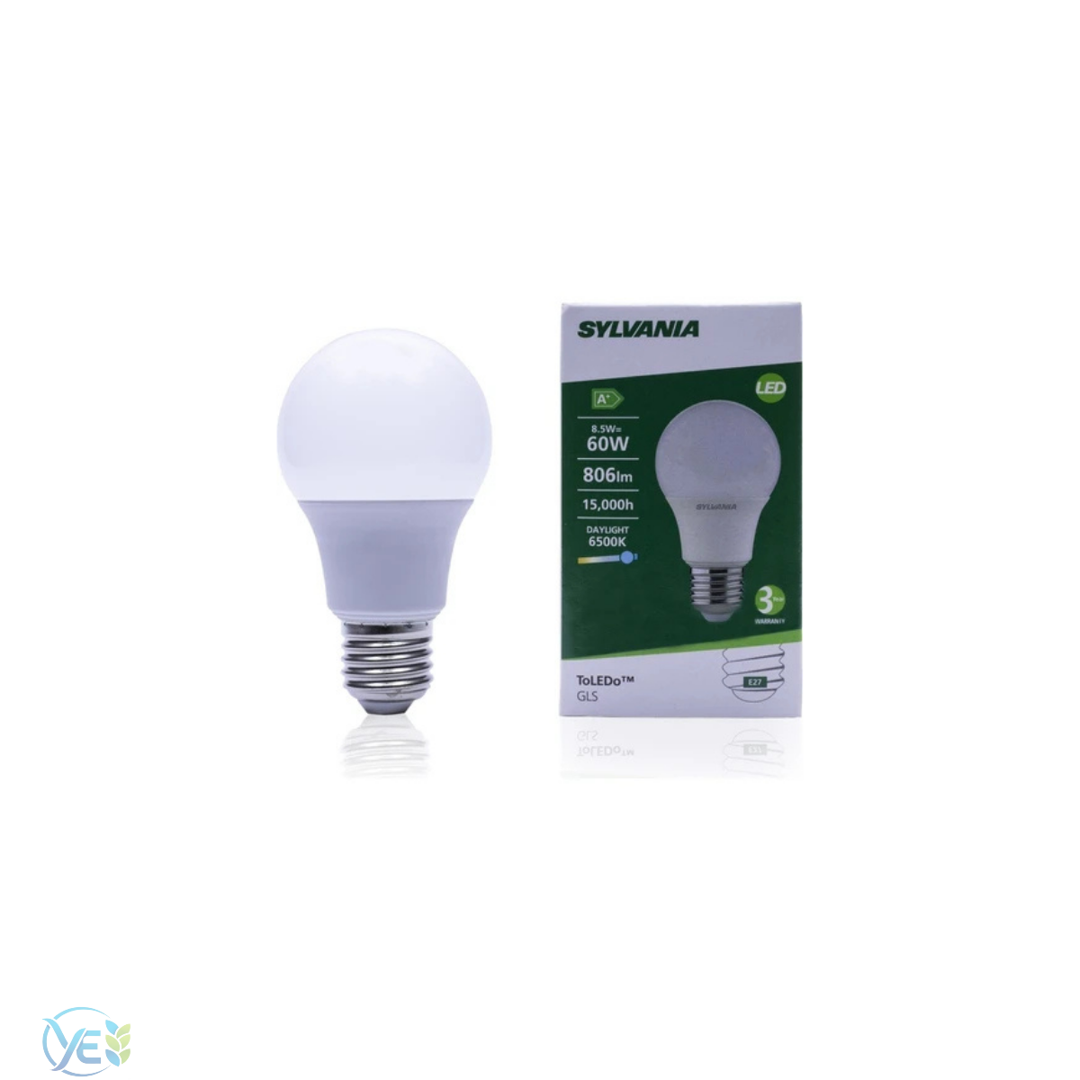 SYLVANIA 8.5W E27 LED Lamba Beyaz Işık 6500K