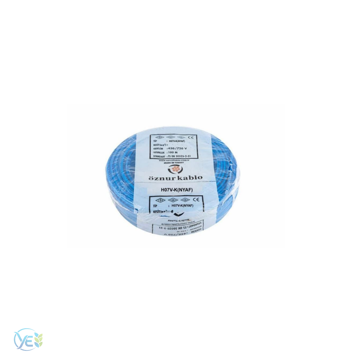 ÖZNUR KABLO 0,75MM NYAF KABLO MAVİ