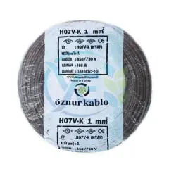 ÖZNUR KABLO 1 MM NYAF KABLO KAHVERENGİ