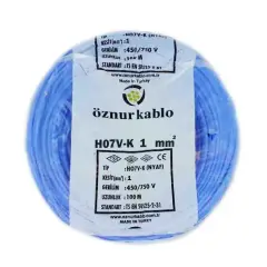 ÖZNUR KABLO 1 MM NYAF KABLO MAVİ
