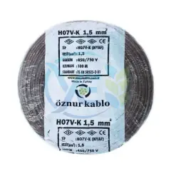 ÖZNUR KABLO 1.5 MM NYAF KABLO KAHVERENGİ