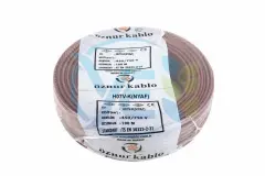 ÖZNUR KABLO 4 MM NYAF KABLO KAHVERENGİ