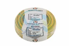 ÖZNUR KABLO 4 MM NYAF KABLO SARI-YEŞİL