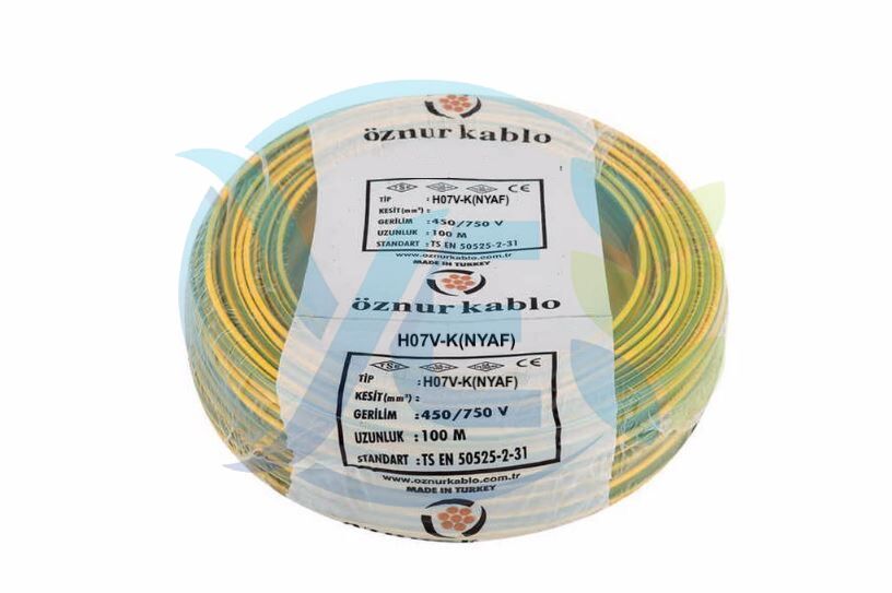ÖZNUR KABLO 16 MM NYAF KABLO SARI-YEŞİL