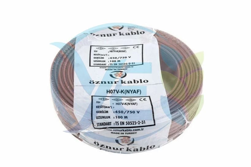 ÖZNUR KABLO 16 MM NYAF KABLO KAHVERENGİ