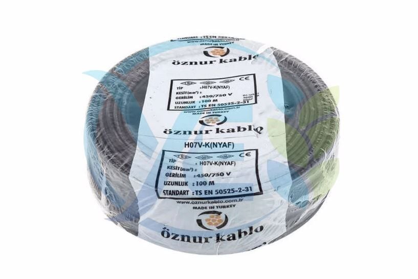 ÖZNUR KABLO 25 MM NYAF KABLO SİYAH