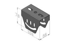 U Tipi Hareketli Tavan Tespit Elemanı