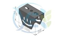 U Tipi Hareketli Tavan Tespit Elemanı