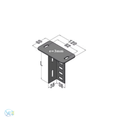 Akateş L Profil Tavan Tespit 120 mm