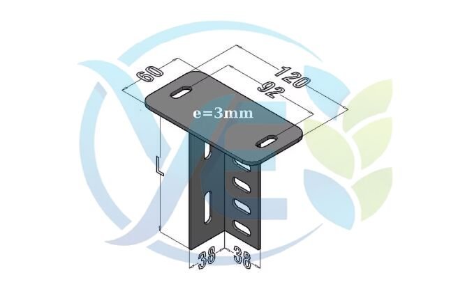 L Profil Tavan Tespit 120 mm