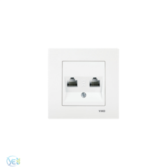 VİKO KARRE 2Lİ DATA PRİZİ (2XCAT6)