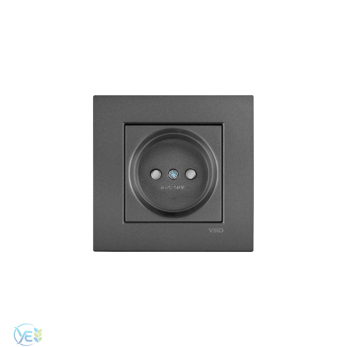 VİKO NOVELLA FÜME TOPRAKLI PRİZ