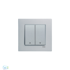 VİKO NOVELLA GÜMÜŞ JALUZİ KUMANDA ANAHTARI