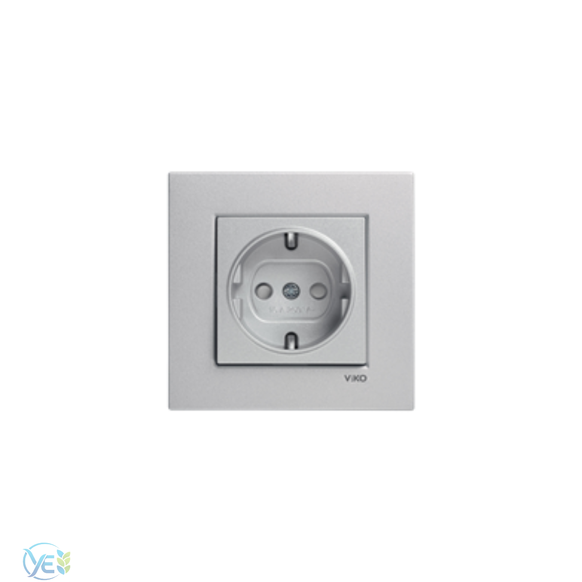 VİKO NOVELLA GÜMÜŞ TOPRAKLI PRİZ Ç.K.