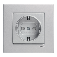 NOVELLA GÜMÜŞ TOPRAKLI PRİZ Ç.K.