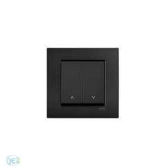 VİKO NOVELLA SİYAH JALUZİ KUMANDA ANAHTARI