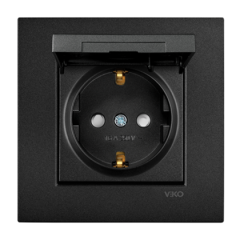 NOVELLA SİYAH TOPRAKLI PRİZ