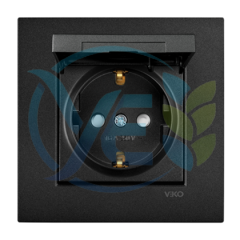 NOVELLA SİYAH TOPRAKLI PRİZ