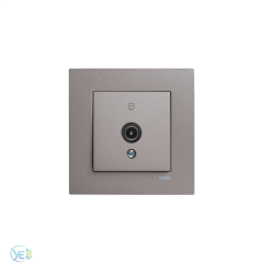 VİKO NOVELLA ANTRASİT TV PRİZİ SONLU