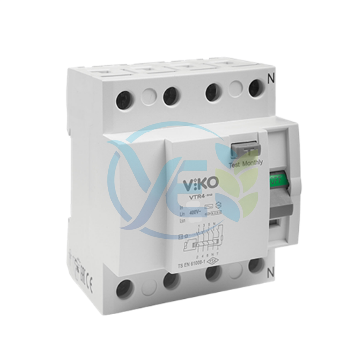 Viko Kaçak Akım Koruma Rölesi Ac Tipi 4P 25A 300Ma