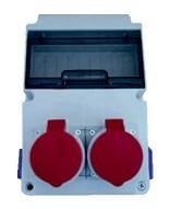 Konza 2 Ad. IP44 5X32A Cee Ön + 2 Ad. 1X16A Yan Kombinasyon Kutusu