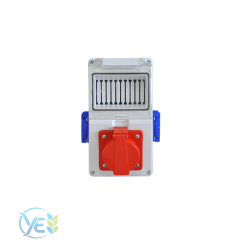 Yavuz Kombinasyon Kutusu IP44 POLİ-031-P2 5 modül + 1 adet 5x32A  2 adet 1x16A