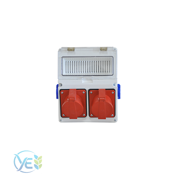 YAVUZ Kombinasyon Kutusu POLİ-030-P4 9 Modül 5x32A 2 Adet Priz 1x16A 2 Adet Priz IP44