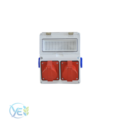 Yavuz Kombinasyon Kutusu POLİ-030-P4 9 Modül 5x32A 2 Adet Priz 1x16A 2 Adet Priz