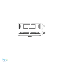 Jupiter 40W 120 cm Led Bant Armatür Beyaz Işık 6500K