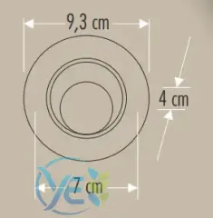 Cata CT-5204 Akik 7W Akik SMD LED Spot Armatür Beyaz