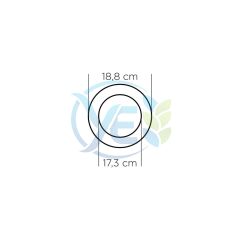 HLİTE 15W SIVA ALTI YUVARLAK LED PANEL 3200K GÜN IŞIĞI