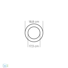 HLİTE 15W SIVA ALTI YUVARLAK LED PANEL 3200K GÜN IŞIĞI
