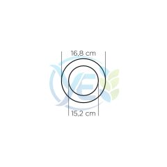 ZMR 12W SLIM SIVA ALTI YUVARLAK LED PANEL ARMATÜR