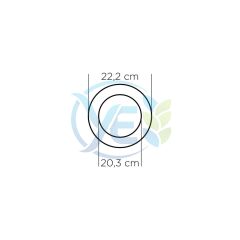 ZMR 18W SLIM SIVA ALTI YUVARLAK LED PANEL ARMATÜR