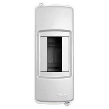 VİKO Sıva Üstü Sigorta Kutusu 1-2'li Beyaz