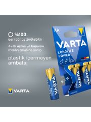 Varta Longlife Power AA Alkalin Kalem Pil