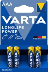 Varta Longlife Power AAA Alkalin Kalem Pil