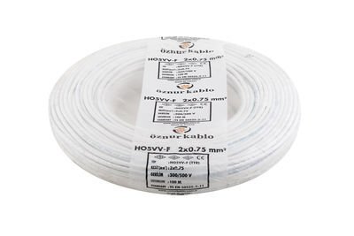 ÖZNUR 2X0,75 TTR KABLO BEYAZ