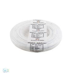 ÖZNUR 2X0,75 TTR KABLO BEYAZ