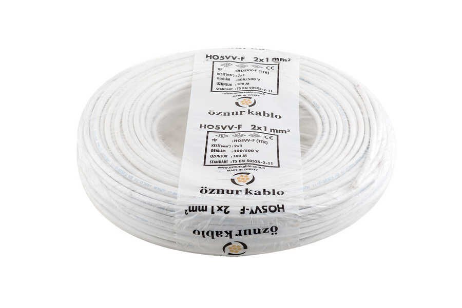 ÖZNUR 2X1 TTR KABLO BEYAZ