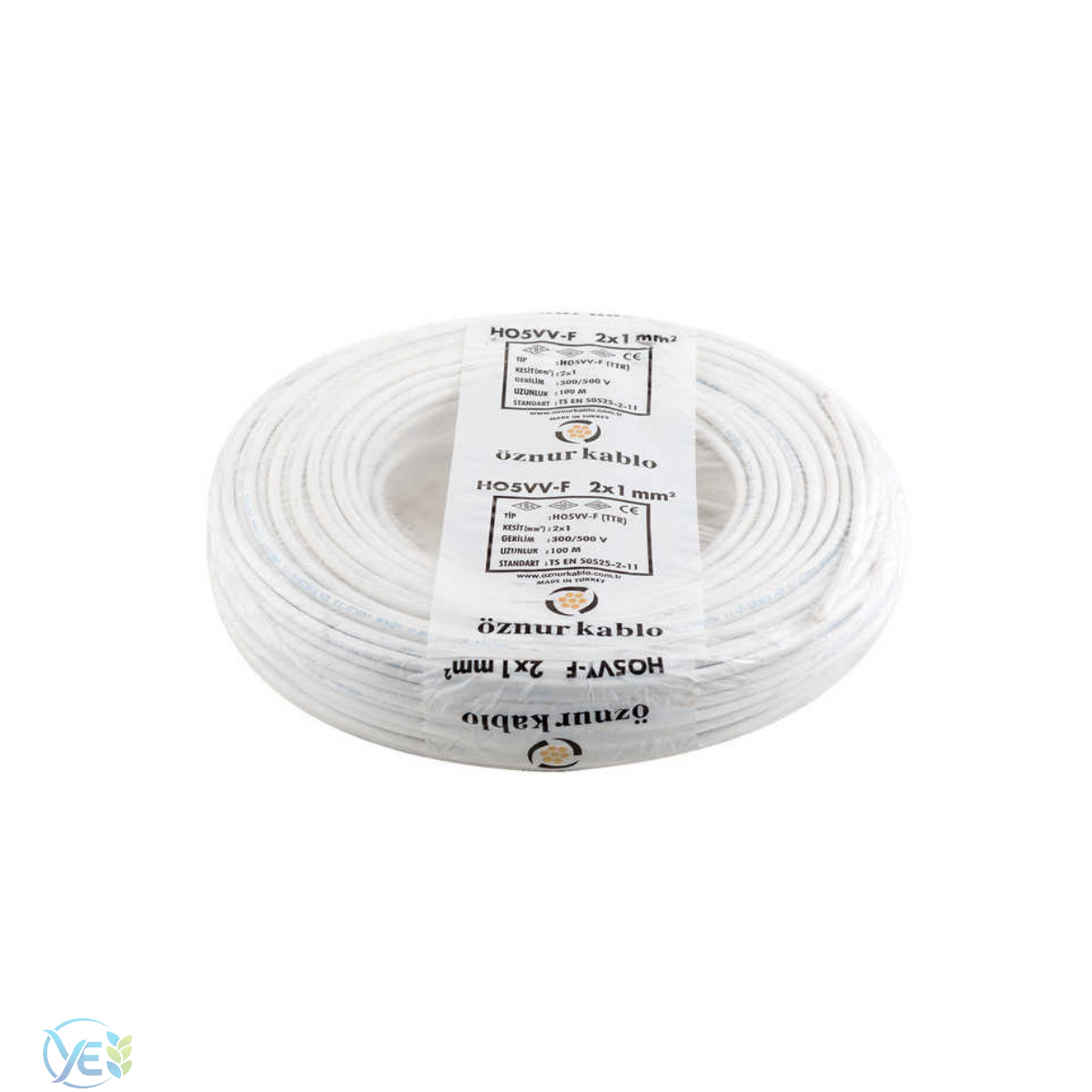 ÖZNUR 2X1 TTR KABLO BEYAZ