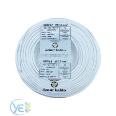 ÖZNUR 2X1.5 TTR KABLO BEYAZ