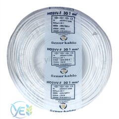 ÖZNUR 3x1 TTR KABLO BEYAZ