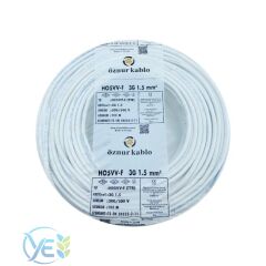 ÖZNUR 3X1.5 TTR KABLO BEYAZ