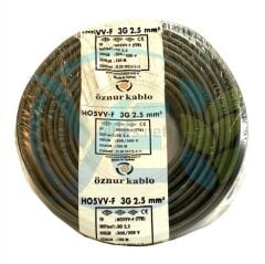 ÖZNUR 3X2.5 TTR KABLO SİYAH