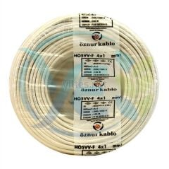 ÖZNUR 4X1 TTR KABLO BEYAZ