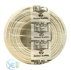 ÖZNUR 4X1 TTR KABLO BEYAZ