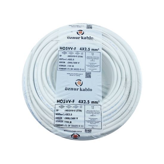 ÖZNUR 4X2.5 TTR KABLO BEYAZ
